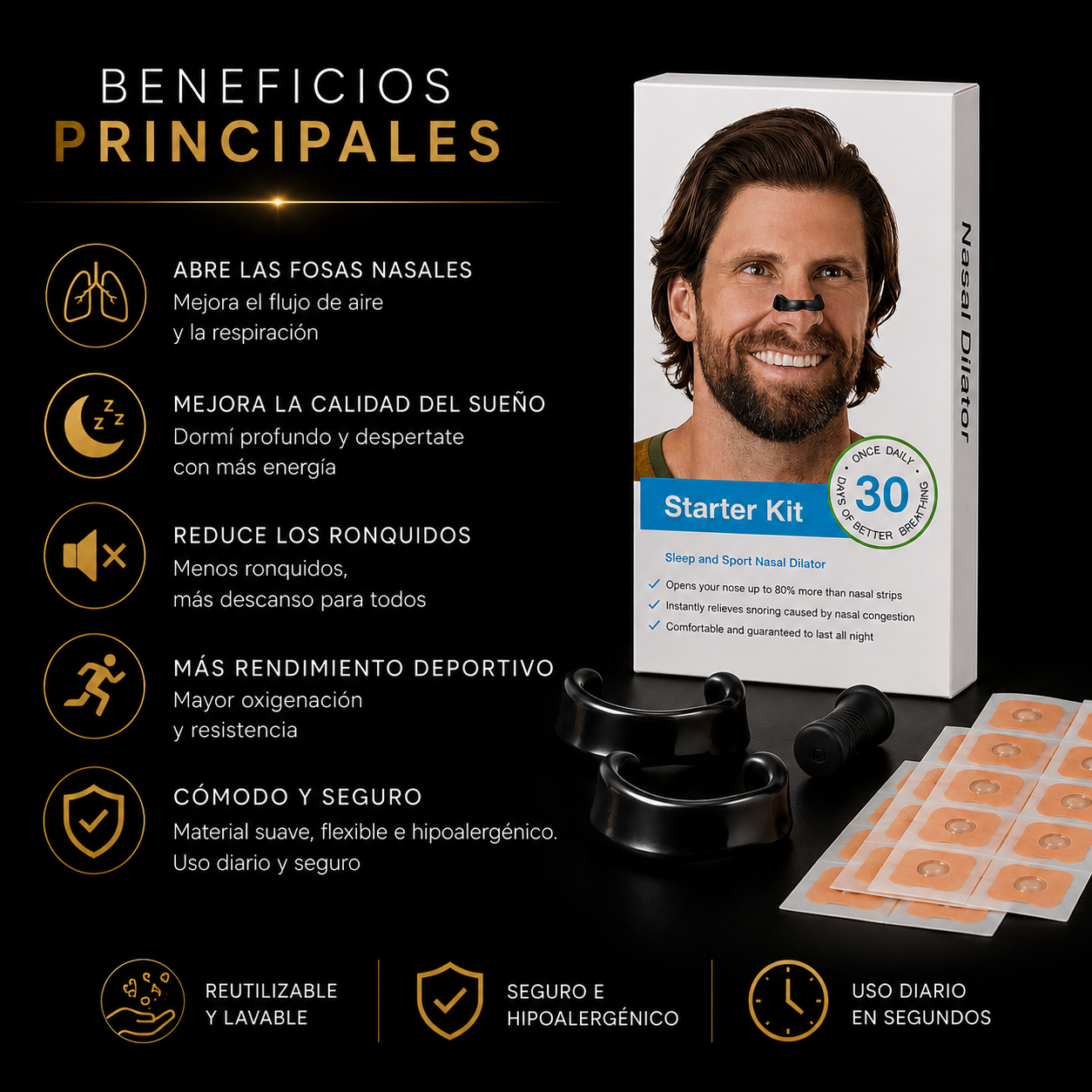 Dilatadores Nasales: pack 30 unidades